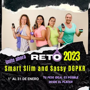 Imagen de portada para Evento online Reto Smart Slim and Sassy DGPKR 2023