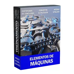 Imagem de capa para o Curso online TREINAMENTO ELEMENTOS DE MÁQUINA - FULL