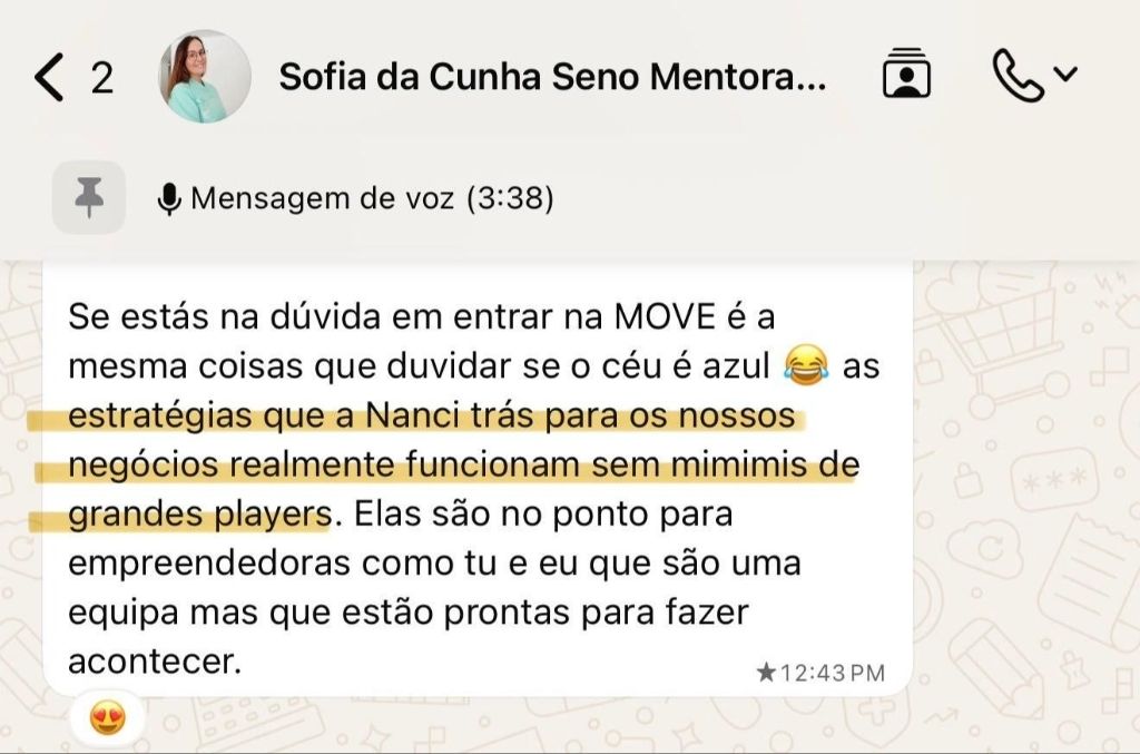 Sofia Seno - Profissional de Saúde