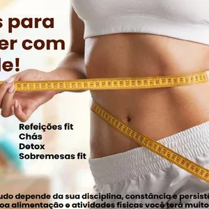 Imagem de capa para o Ebook Receitas Fit para EMAGRECER saudável! 