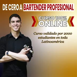 Imagen de portada para Evento online De Cero a Bartender TOTAL