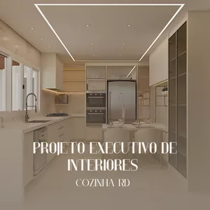 Imagem de capa para o Ebook Projeto executivo de Interiores Cozinha RD