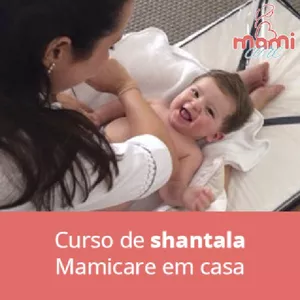 Imagem de capa para o Curso online Curso de Shantala método Bebeshantala - Mamicare em casa