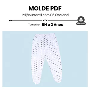 Imagem de capa para o Ebook MOLDE MIJÃO INFANTIL COM PÉ OPCIONAL