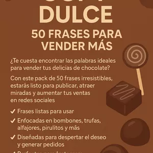 Imagen de portada para Ebook Copy Dulce: 50 Frases para Vender Más