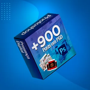 Imagem de capa para o Curso online Pack de artes editáveis PSD (Photoshop) Story e Feed