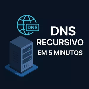 Imagem de capa para o Ebook 🔥 Crie seu DNS Recursivo em 5 Minutos — Script Pronto para Debian 12