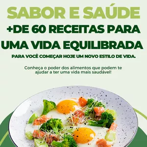 Imagem de capa para o Ebook Saúde e Sabor