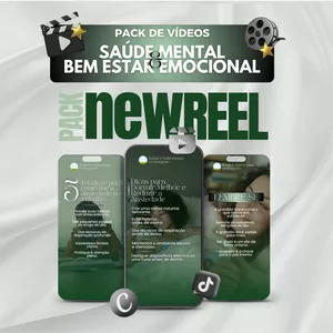 Imagem de capa para o Curso online PT - PACK NEWREELs SAUD. & BEM.EST.