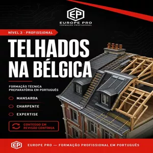 Imagem de Telhados na Bélgica — Vol.3 Profissional | Edição 2026 criado por Europe Pro na hotmart