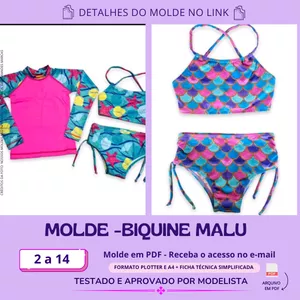 Imagem de capa para o Curso online MOLDE KIT BIQUINI MALU