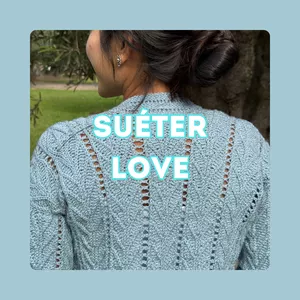 Imagen de portada para Ebook Curso Online: Suéter Love en crochet - Ténica de vueltas cortas