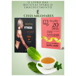 Imagem de capa para o Ebook  RECEITAS FITENNES E CHÁS NATURAIS 2E-BOOK