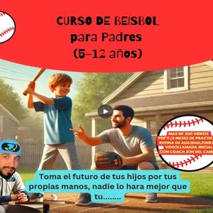 Imagen de portada para Curso online Curso de Beisbol para Padres (5 -12 años)