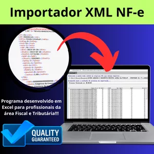Imagem de capa para o Curso online Programa Excel Importador XML NF-e (Programa Automatizado)