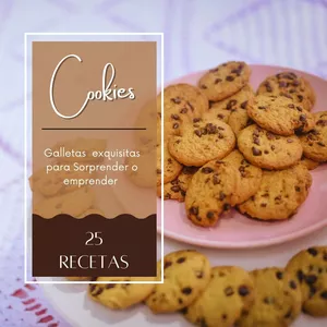 Imagen de portada para Ebook Galletas 25 recetas exquisitas para sorprender o emprender