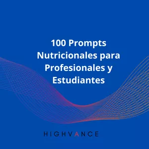 Imagen de portada para Ebook 100 Prompts Nutricionales para Profesionales y Estudiantes