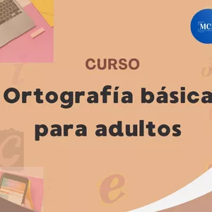 Imagen de portada para Curso online Ortografía Fácil para Adultos