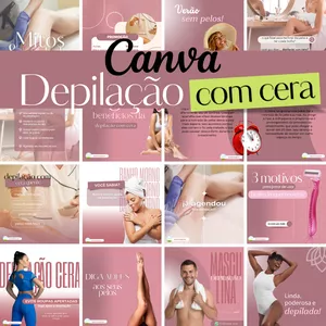 Imagem de CANVA DEPILAÇÃO COM CERA criado por Magda Spengler na hotmart