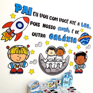 Imagem de capa para o Ebook Kit Dia dos Pais tema Astronauta