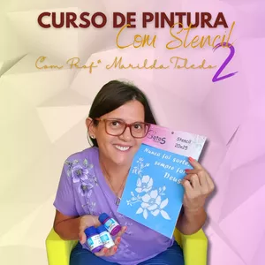 Imagem de capa para o Curso online Curso de Pintura com Stencil 2.0 