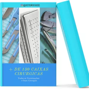 Imagem de capa para o Ebook Mais de 130 Caixas Cirúrgicas e Suas Cirurgias + Bônus* Instrumentais