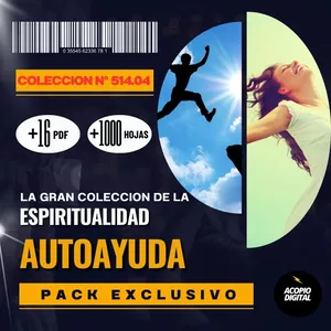 Imagen de portada para Ebook Autoayuda y superación personal, la colección de 16 ebooks en PDF y 1000+ Páginas de Conocimiento Espiritual