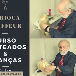 Imagem de capa para o Curso online Curso on-line de Penteados e Tranças com CARIOCA COIFFEUR - O Mago dos Penteados
