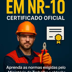 Imagem do curso Formação Completa em NR-10 – Certificado Oficial 