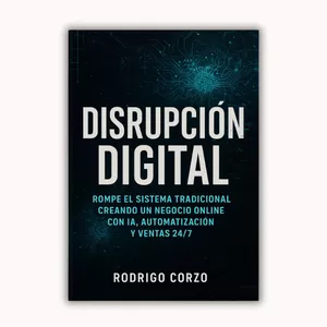 Imagen de portada para Ebook Disrupción Digital - Rompe el Sistema Tradicional Creando Un Negocio Online Con IA, Automatización Y Ventas 24/7