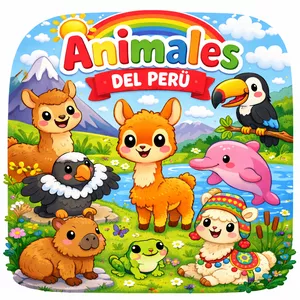 Imagen de portada para Ebook ANIMALES DEL PERÚ, LIBRO PARA COLOREAR 
