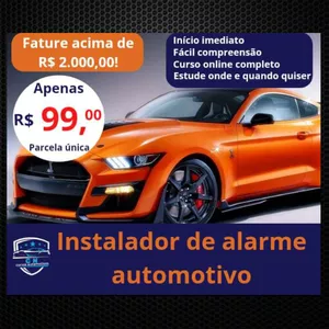 Imagem do curso Curso: Instalações de Alarmes Automotivo 