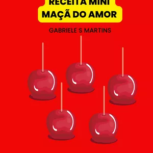 Imagem de capa para o Ebook receitas mini maça do amor 
