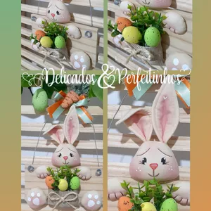 Imagem de capa para o Ebook Plaquinha Decorativa Coelhinho Fofura