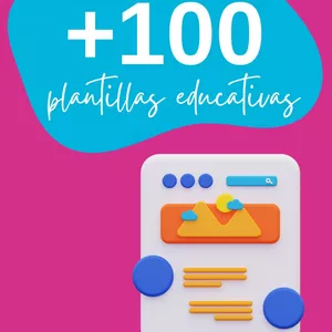 Imagen de portada para Ebook +100 plantillas educativas (español)
