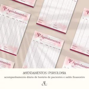 Imagem de capa para o Ebook Agendamentos Psicologia | Arquivo Digital