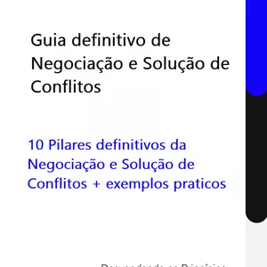 Imagem de capa para o Ebook Negociação e Solução de Conflitos