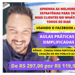 Imagem de capa para o Curso online Mais clientes no whatsapp todos os dias + BÔNUS DE CONSULTÓRIA PARTICIPAR DE CRIAÇÃO DO PÚBLICO ALVO 