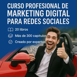 Imagen de portada para Ebook Curso profesional de marketing digital enfocado a manejo de redes sociales (+20 libros de regalo )