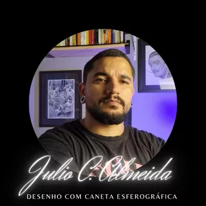 Imagem do curso Desenho realista com caneta esferográfica.