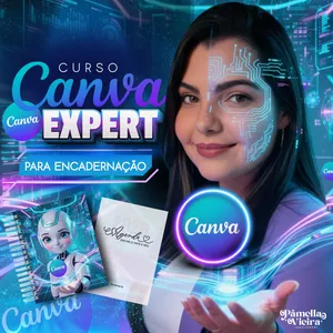 Imagem de capa para o Curso online Canva Expert - Para Encadernação