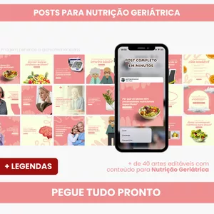 Imagem do curso PACK PARA NUTRIÇÃO GERIÁTRICA