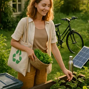 Imagem de capa para o Ebook Sustentabilidade Acessível: Inspire-se e Faça a Diferença