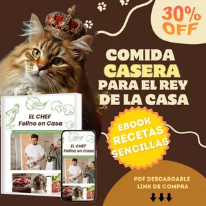 Imagen de portada para Curso online ¡El Chef Felino: Comida Casera, Económica y Deliciosa para tu Gato! 