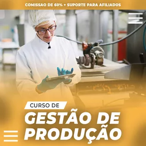 Imagem de capa para o Curso online CURSO DE GESTÃO DE PRODUÇÃO