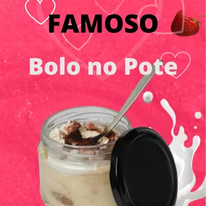 Imagem de capa para o Ebook Famoso Bolo no Pote