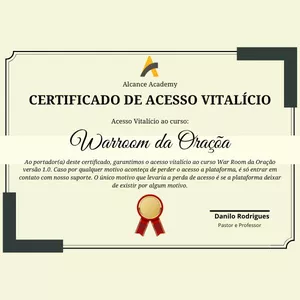 Imagem de capa para o Ebook Acesso Vitalício ao curso WARROOM DE ORAÇÃO
