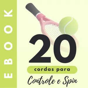 Imagem de capa para o Ebook 20 Cordas de Tênis Para Controle e Spin