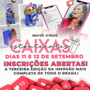Imagem do curso IMERSÃO CRIATIVA - CAIXAS ESTONTEANTES 
