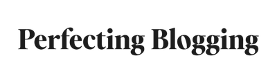 Perfecting Blogging | by Sophia Lee logo